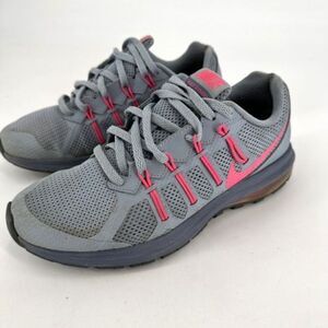 Nike Air Max Dynasty Womens Gray Pink White Low Top Athletic Sneakers size 8